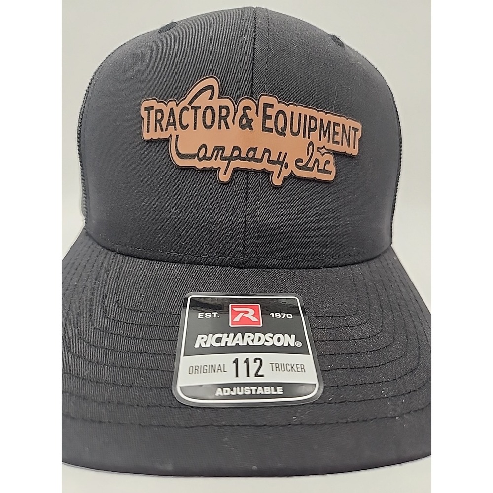 Tractor & Equipment Company, Inc Black Snapback Trucker Cap. New. Richardson - Picture 2 of 10